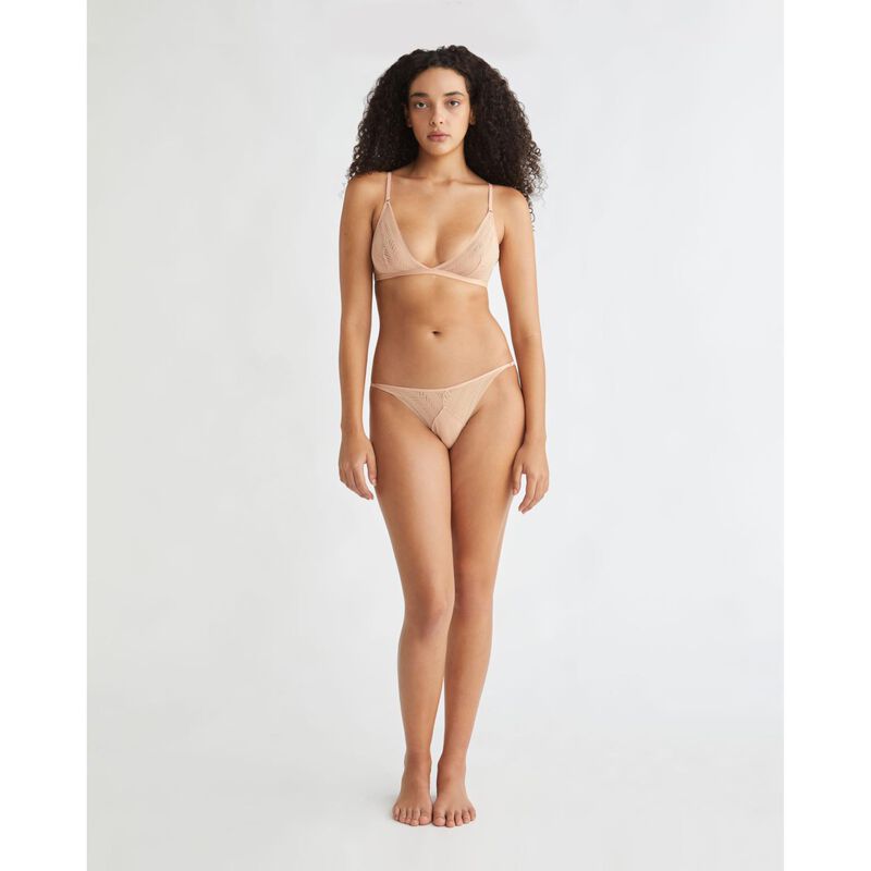 Calvin Klein Minimalist Micro With Lace Thong image number 3